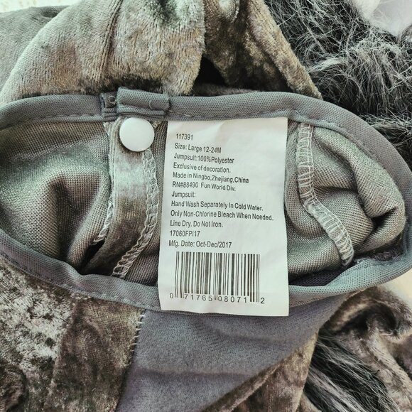 Baby Wolf Cub Costume for Babies - Picture 4 of 4